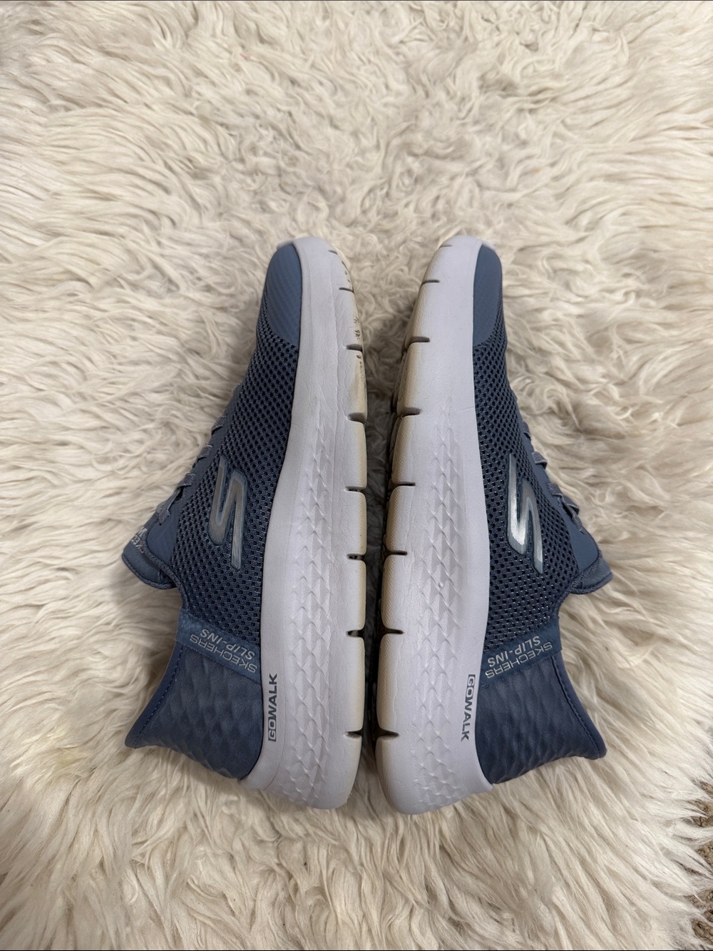 Skechers Hands Free Slip-Ins Go Walk Flex Grand Entry Sneaker In Blue Size 7 - Picture 2 of 8